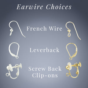 Two Tone Classic Love Knot Drop and Dangle Earrings in Sterling Silver and 14K Yellow Gold Fill