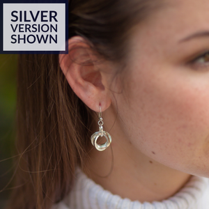 Handmade Argentium Sterling Silver Love Knot Earrings - Tarnish Resistant