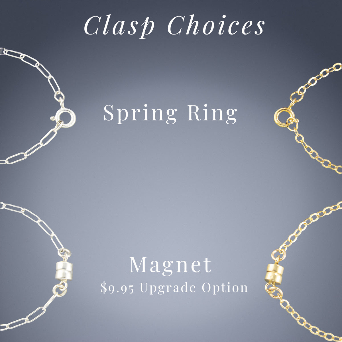 Light Baby Blue Recycled Glass Open Circle and 14K Gold Fill Strap Style Necklace