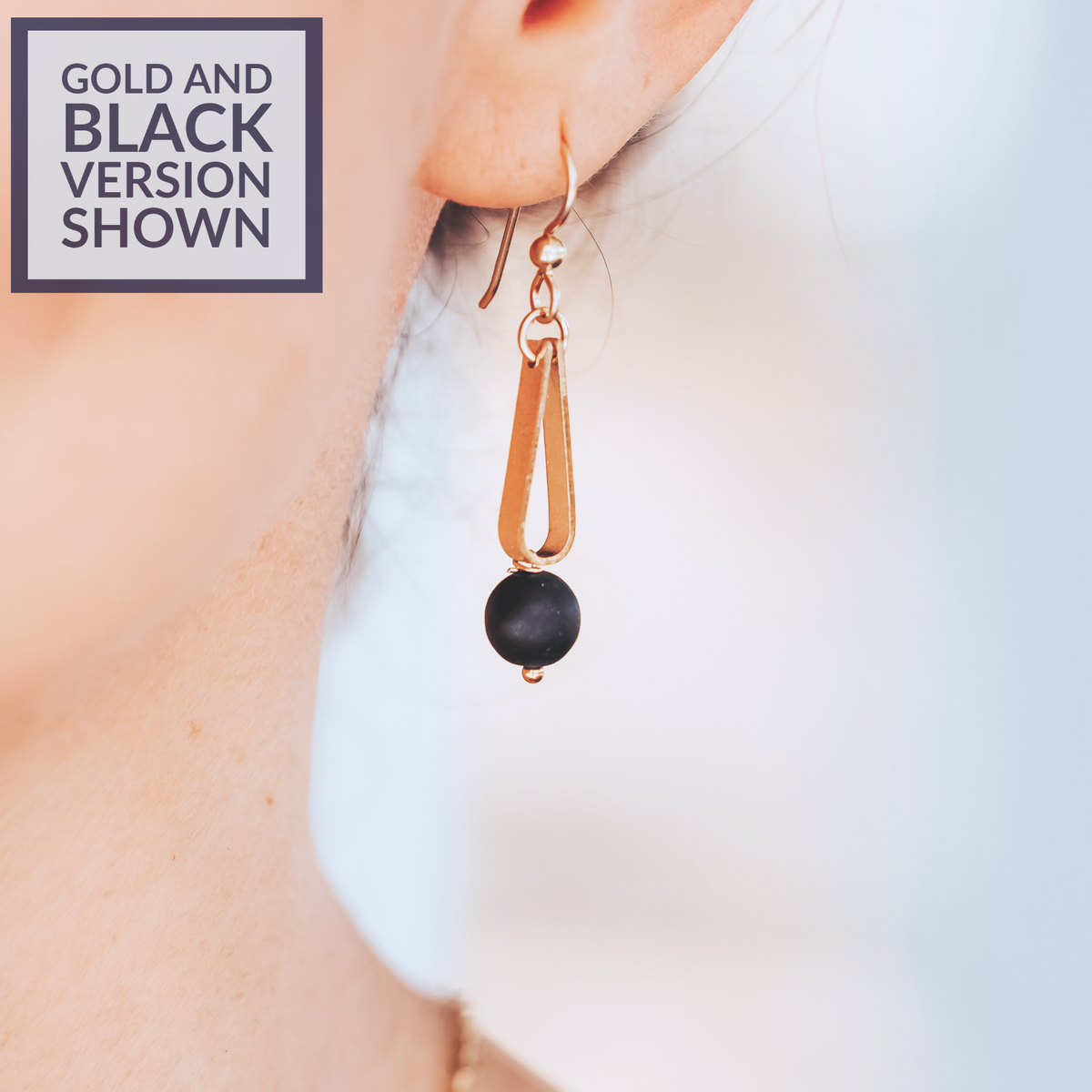 Teal Peacock Blue Round Recycled Glass Ball and Sterling Silver Teardrop Shaped Dangle Earrings